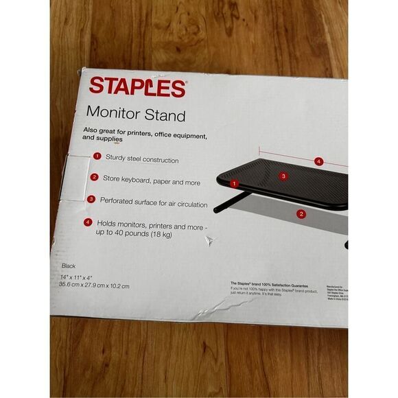 Staples monitor stand up to 21 inches - Picture 4 of 4